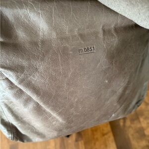 M0851 Elegant Cappuccino Colour Leather Crossbody Bag